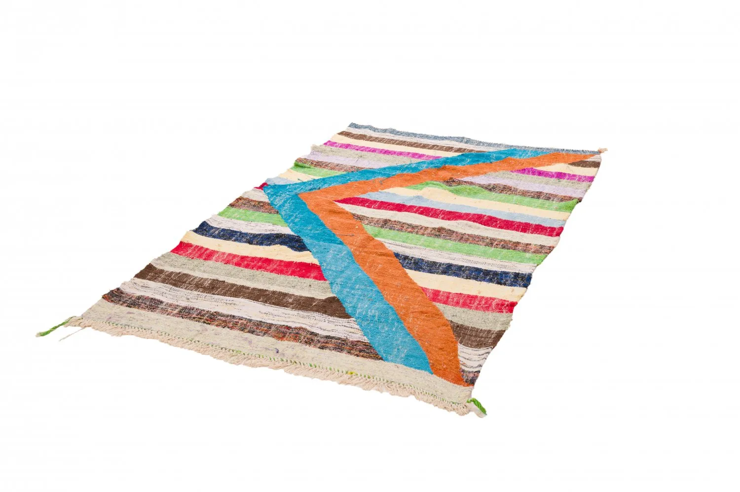 Koberec Berbere Marocký Boucherouite 125 x 215 cm