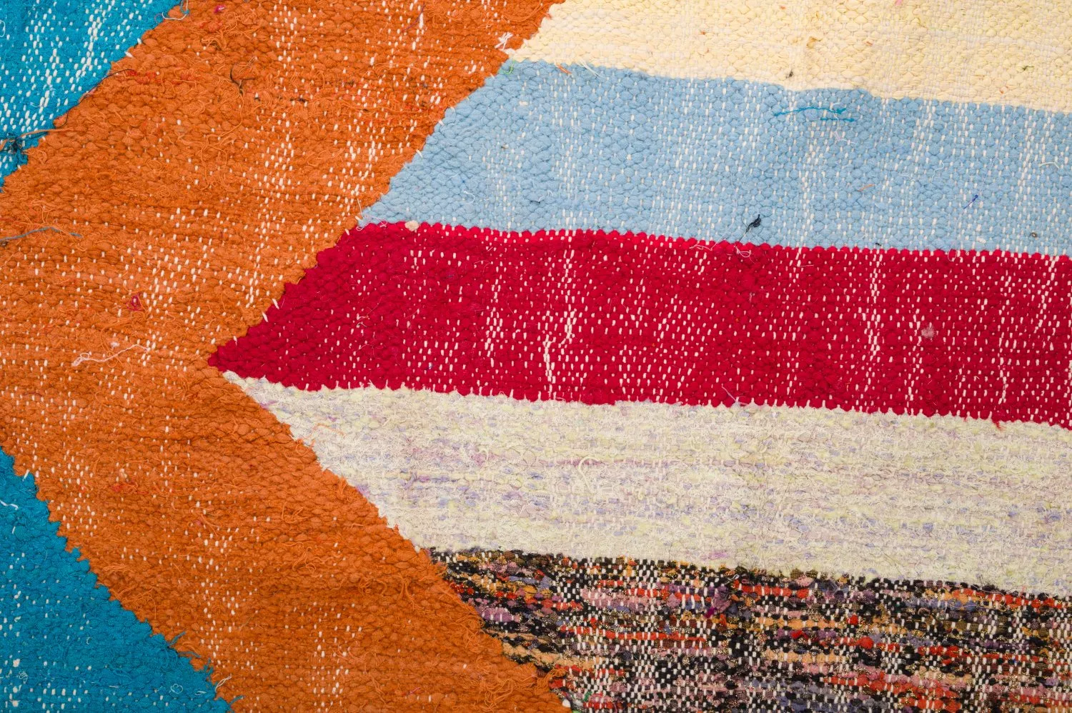 Koberec Berbere Marocký Boucherouite 125 x 215 cm