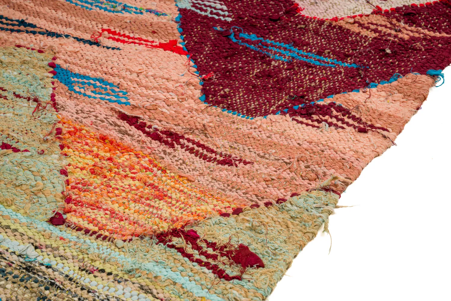 Koberec Berbere Marocký Boucherouite 160 x 295 cm