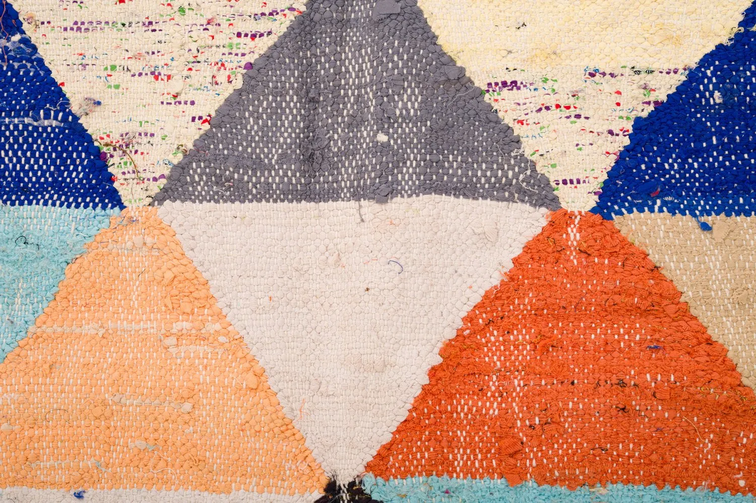 Koberec Berbere Marocký Boucherouite 135 x 230 cm