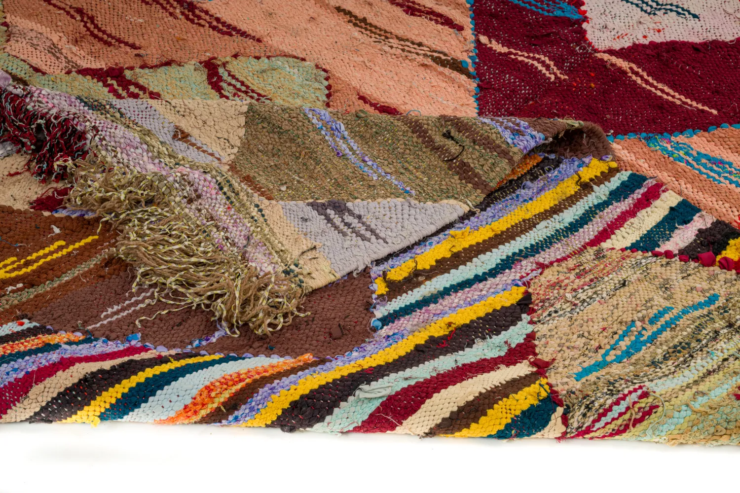 Koberec Berbere Marocký Boucherouite 160 x 295 cm