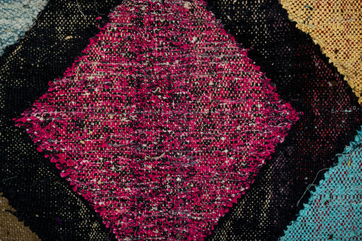 Koberec Berbere Marocký Boucherouite 135 x 230 cm