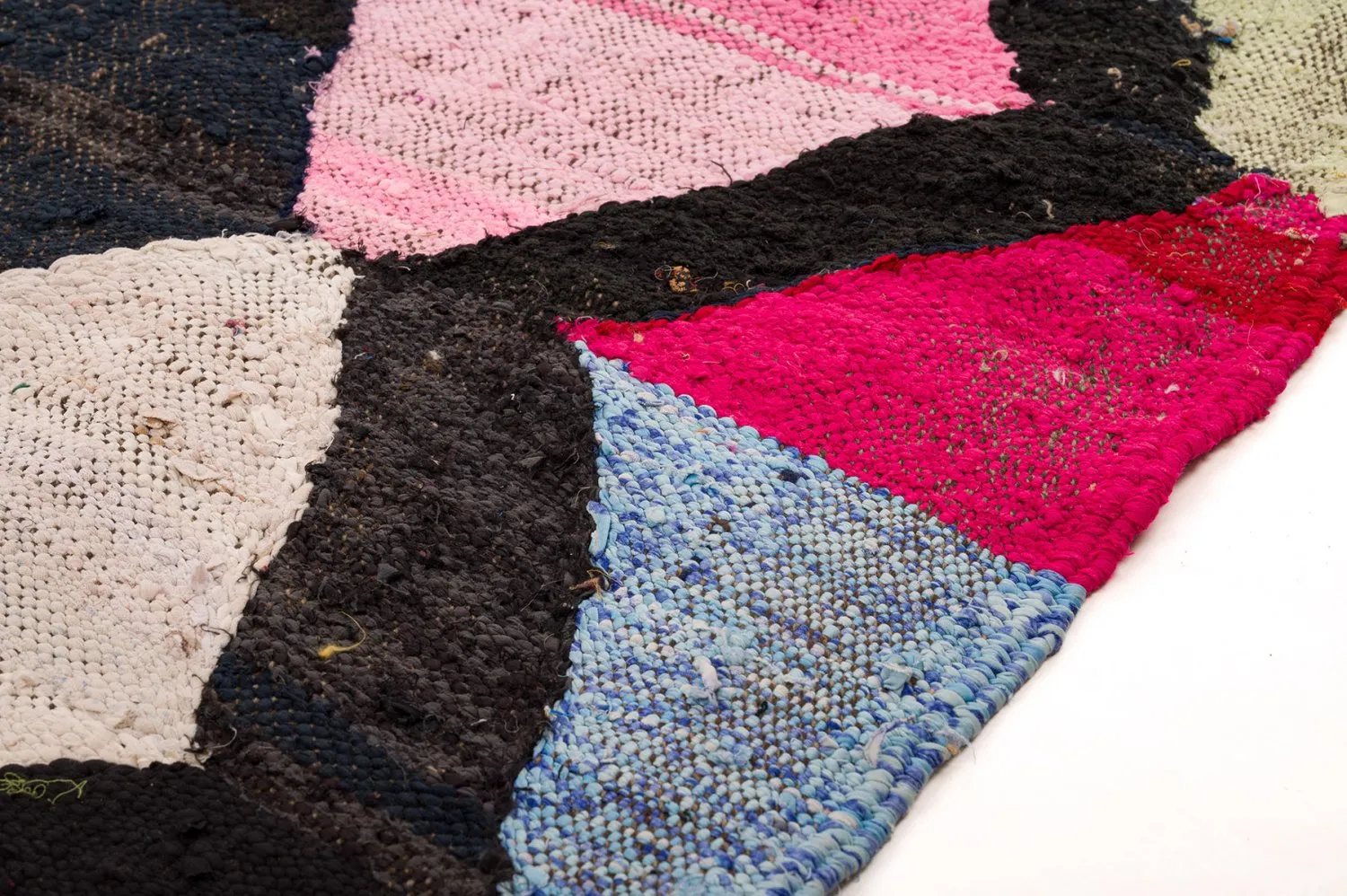 Koberec Berbere Marocký Boucherouite 150 x 305 cm