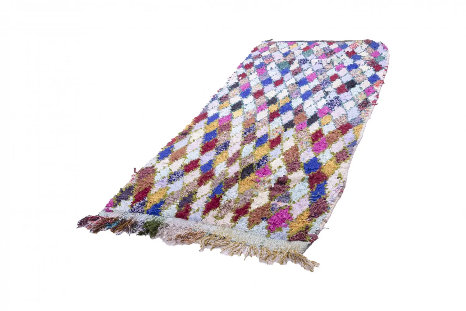 Marockansk Boucherouite-matta 280 x 105 cm