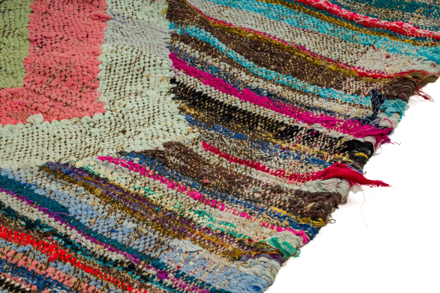 Koberec Berbere Marocký Boucherouite 125 x 225 cm