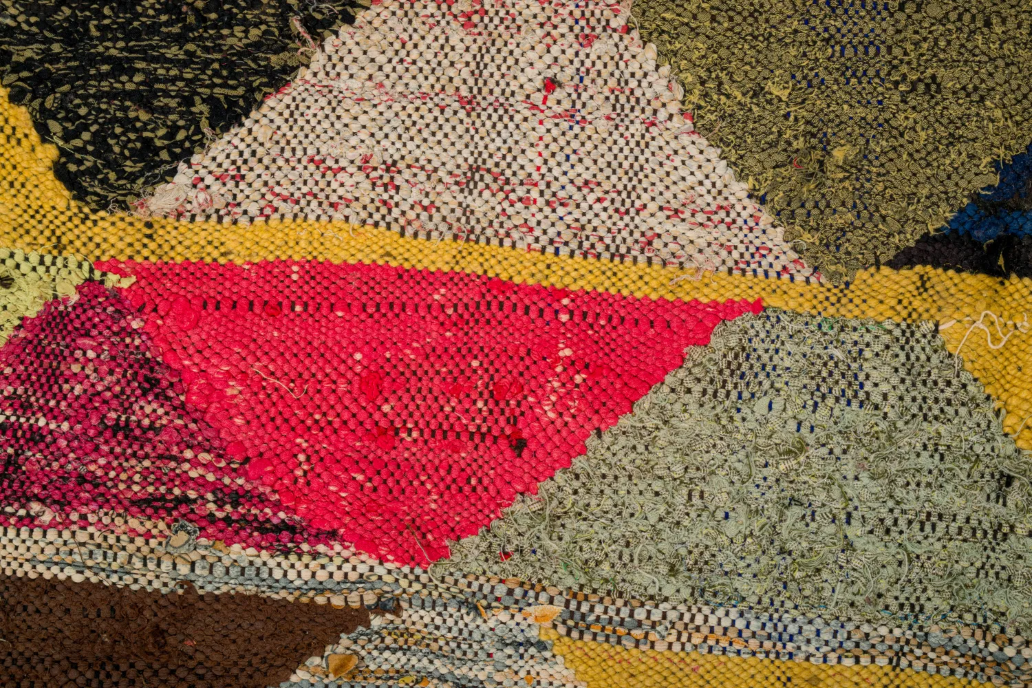 Koberec Berbere Marocký Boucherouite 140 x 230 cm