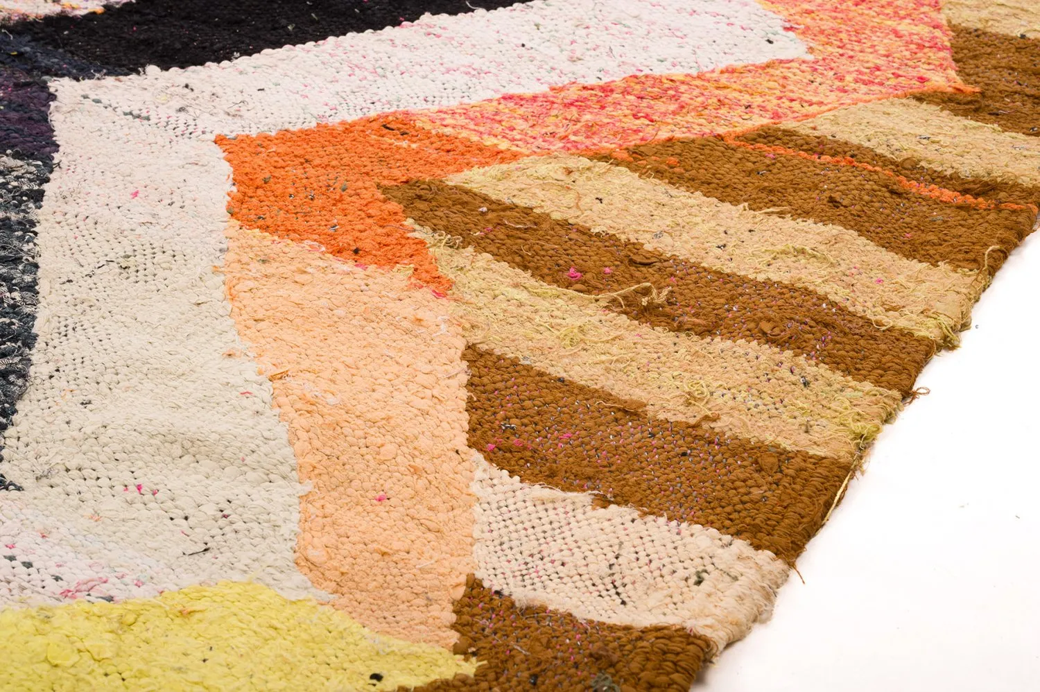 Koberec Berbere Marocký Boucherouite 155 x 275 cm