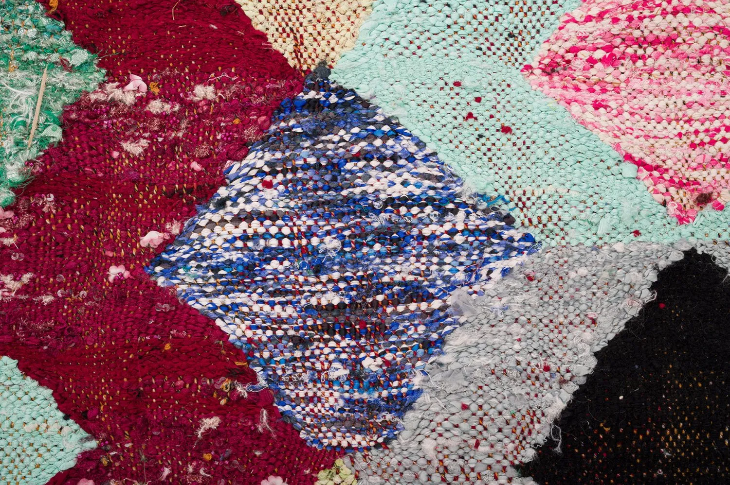 Koberec Berbere Marocký Boucherouite 150 x 255 cm