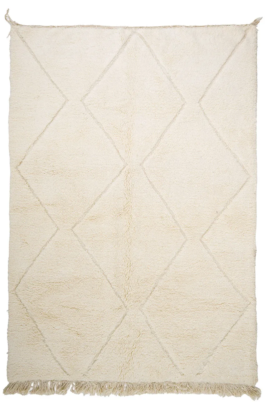 Kilimový koberec Marocký Beni Ourain 205 x 300 cm