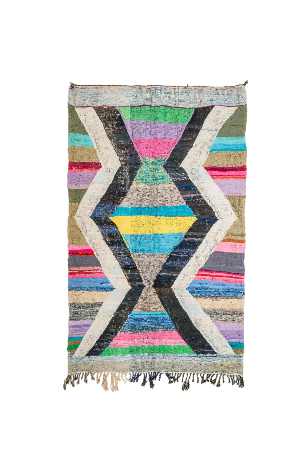 Koberec Berbere Marocký Boucherouite 130 x 220 cm