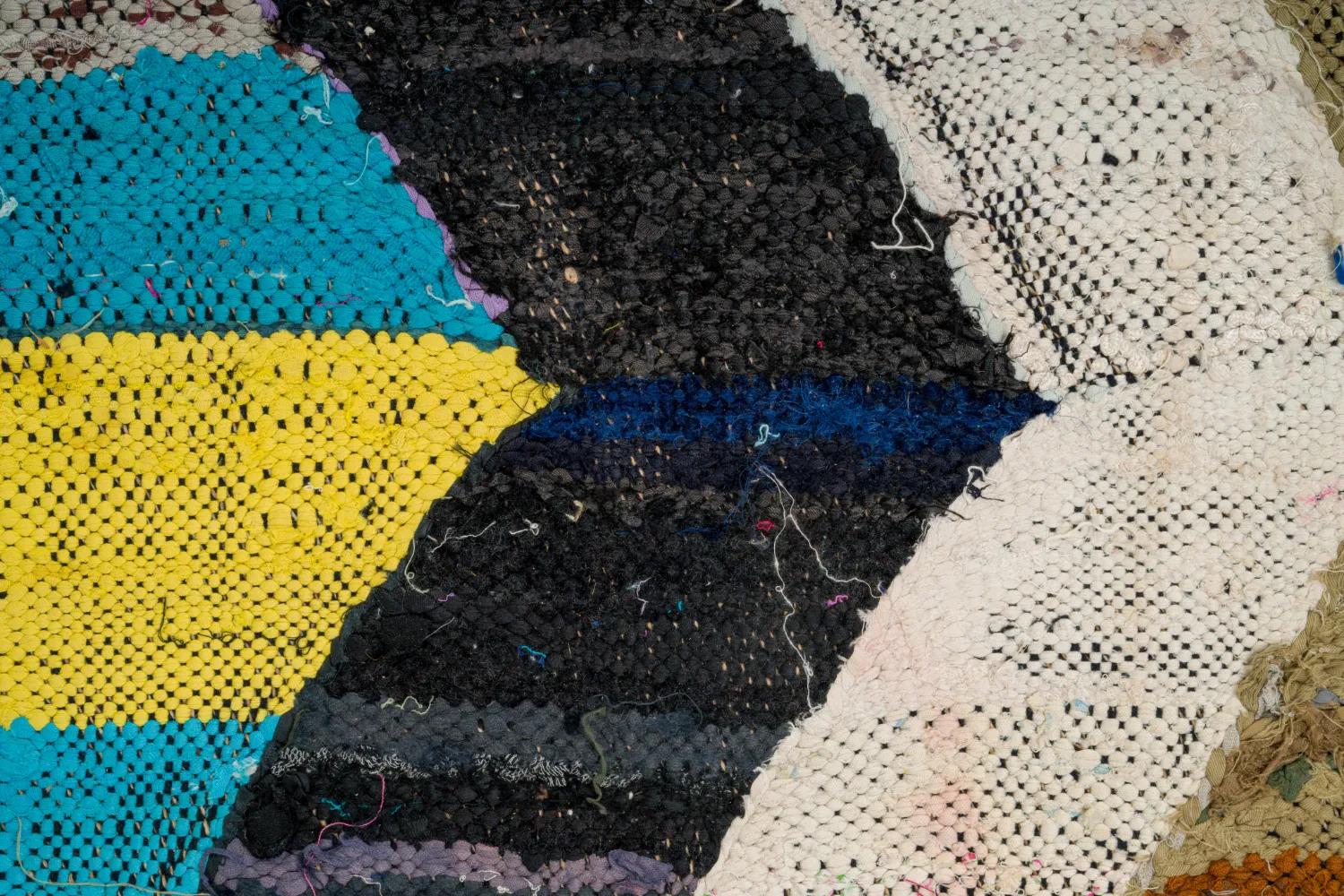 Koberec Berbere Marocký Boucherouite 130 x 220 cm