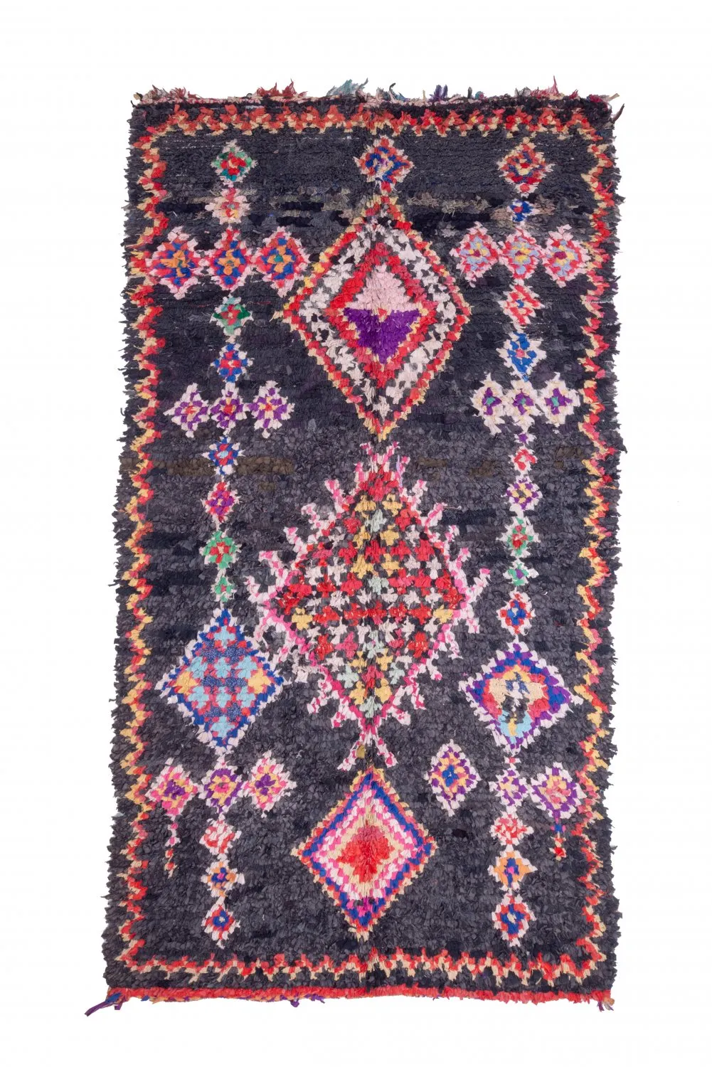Marockansk Boucherouite-matta 265 x 165 cm