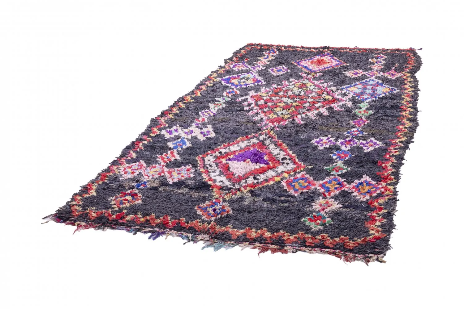 Marockansk Boucherouite-matta 265 x 165 cm