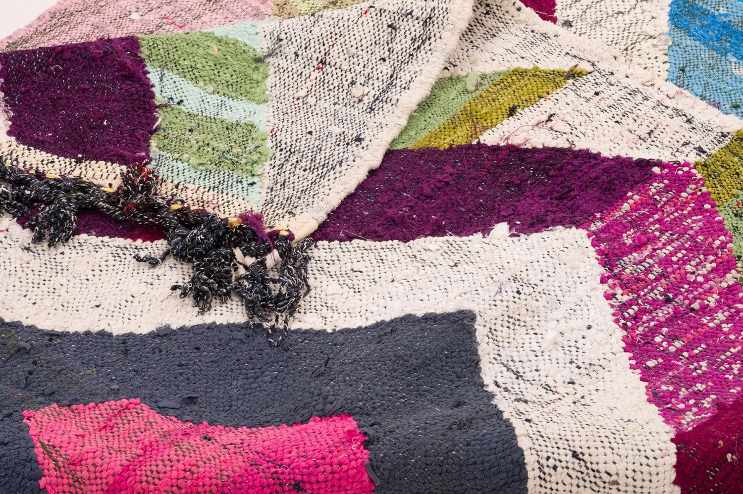 Koberec Berbere Marocký Boucherouite 130 x 240 cm