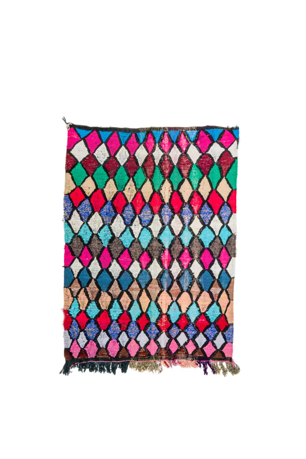 Koberec Berbere Marocký Boucherouite 155 x 205 cm