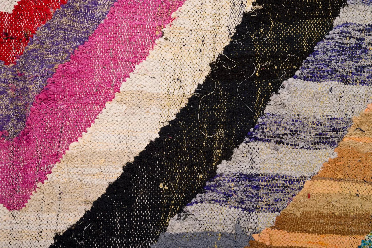 Koberec Berbere Marocký Boucherouite 155 x 285 cm