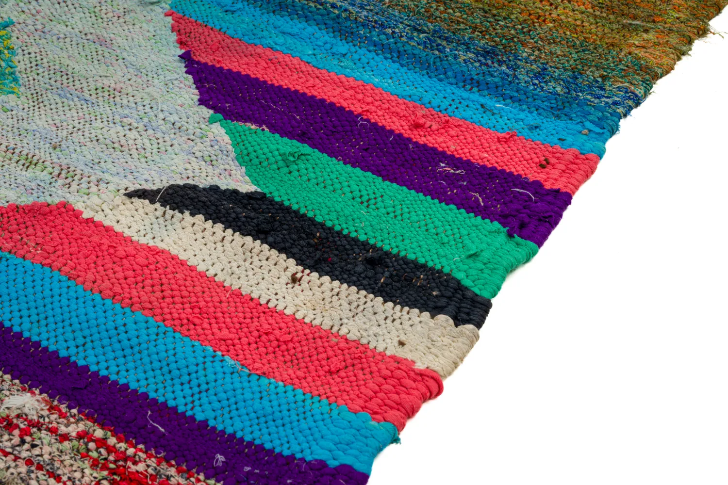 Koberec Berbere Marocký Boucherouite 130 x 230 cm