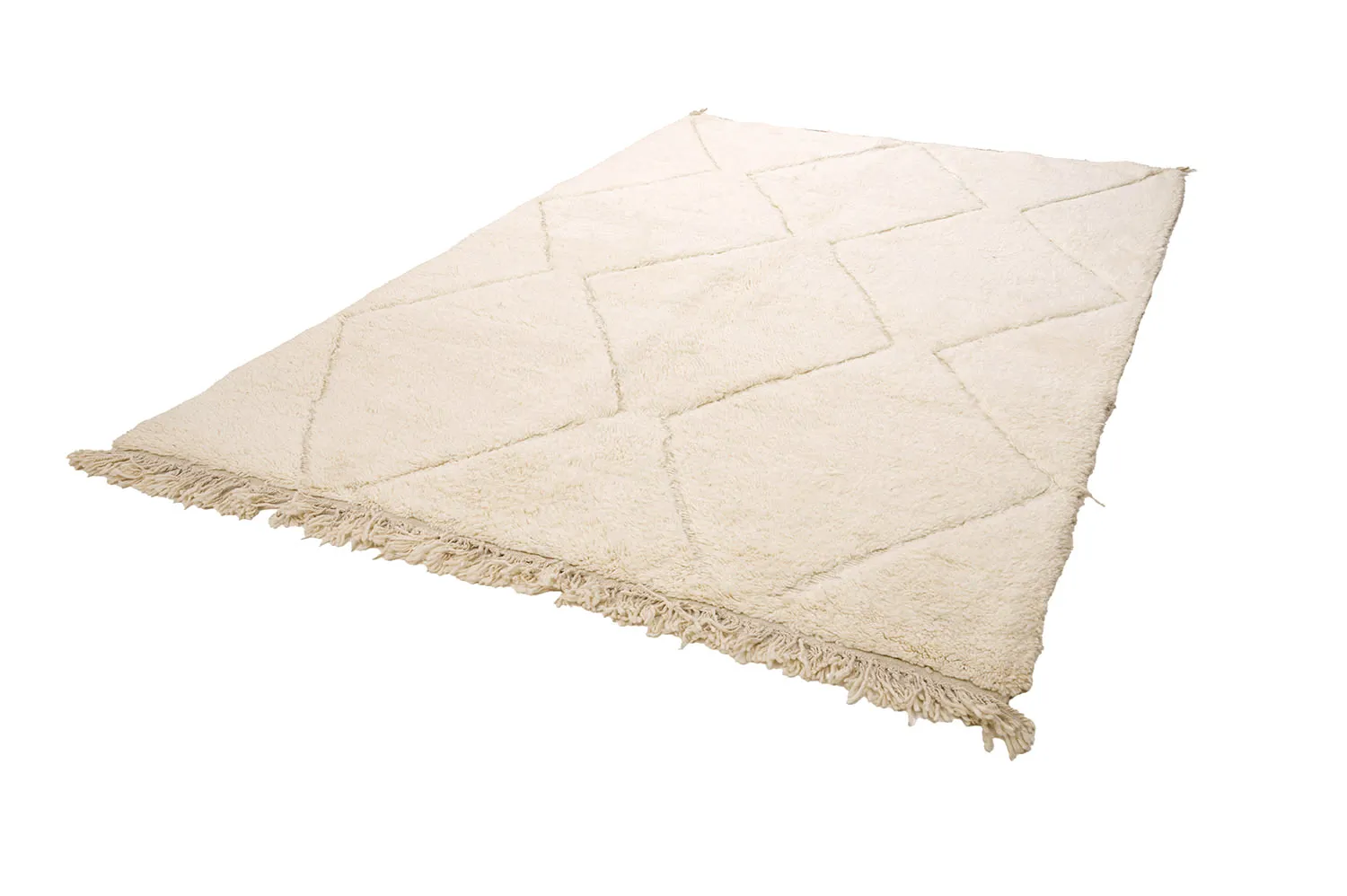 Kilimový koberec Marocký Beni Ourain 205 x 300 cm