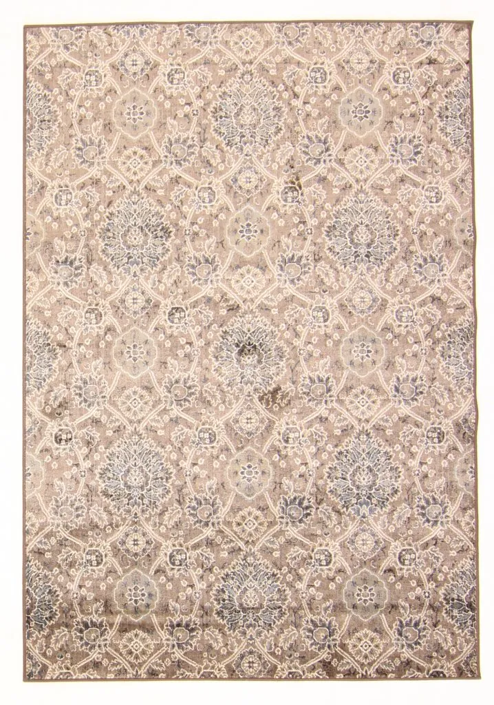 Wiltonmatta - Sanandaj (blå-beige)