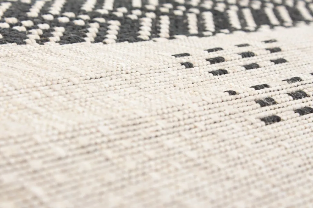 Wiltonmatta - Oregon (svart/sand)