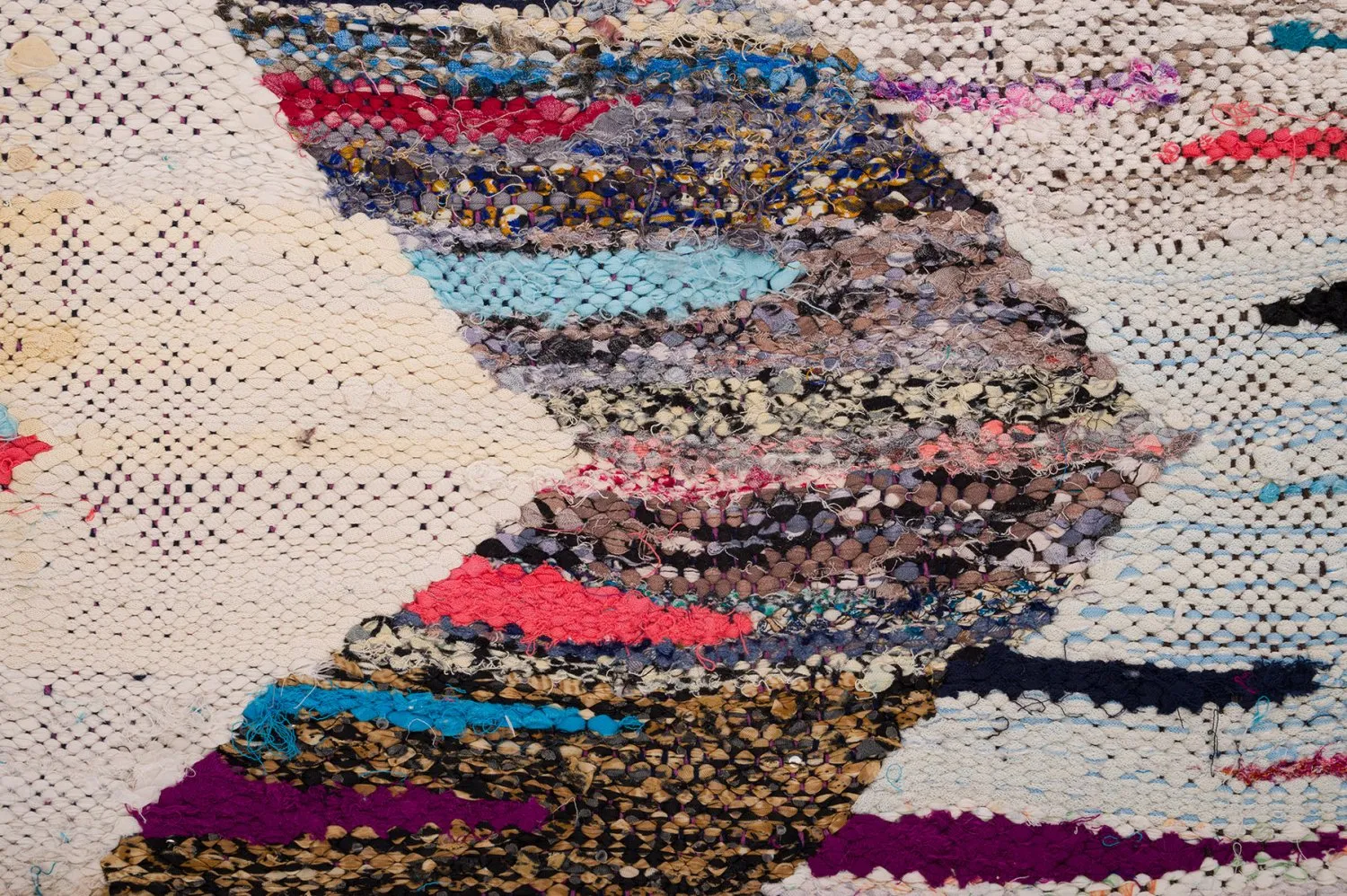 Koberec Berbere Marocký Boucherouite 145 x 310 cm