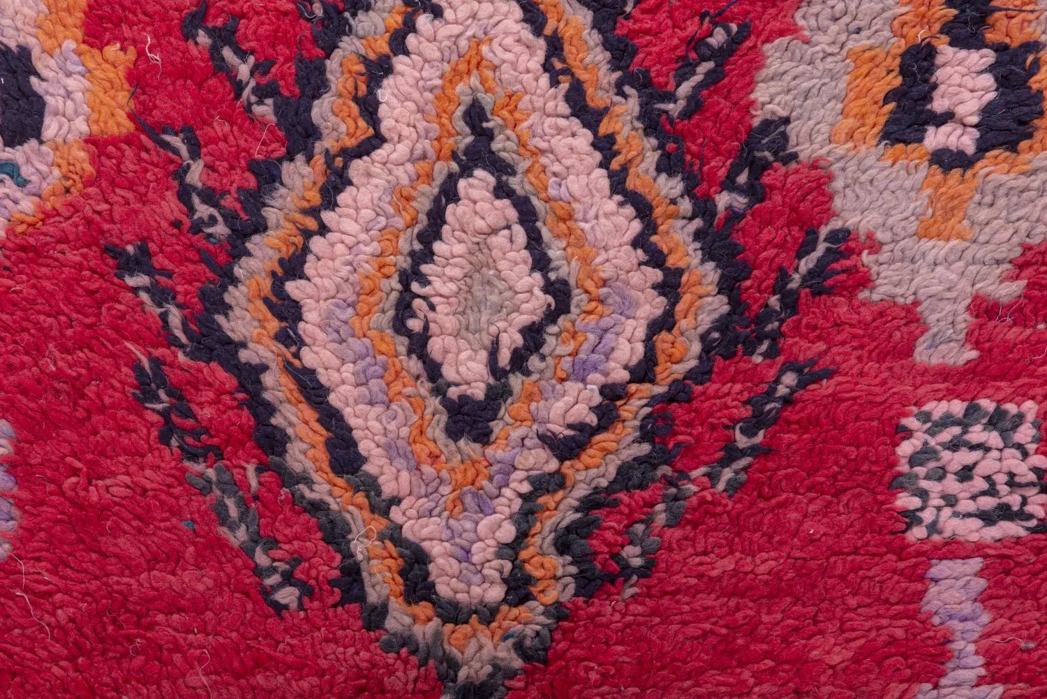Marockansk Boucherouite-matta 240 x 90 cm