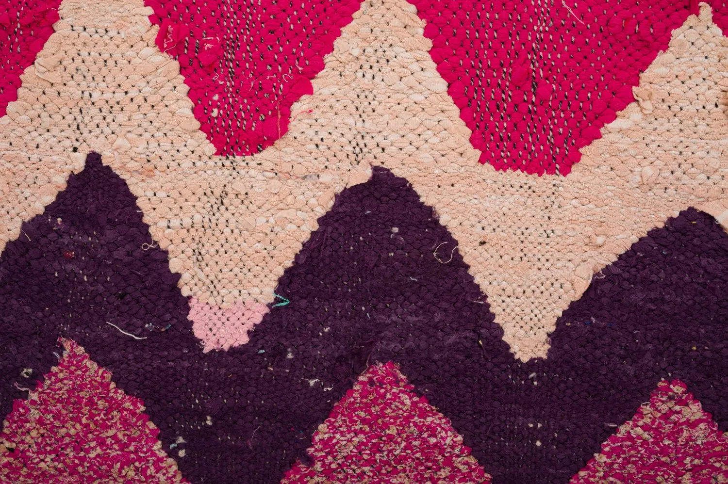 Koberec Berbere Marocký Boucherouite 125 x 235 cm