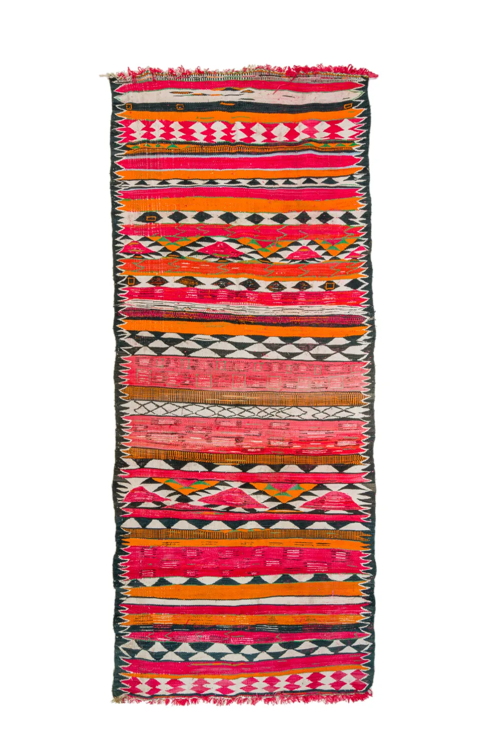 Koberec Berbere Marocký Boucherouite 150 x 365 cm