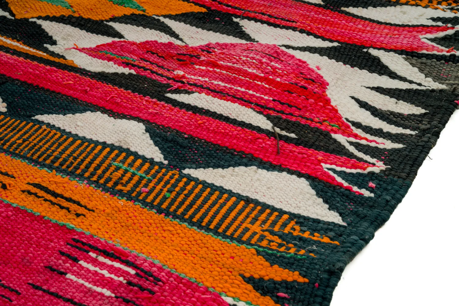Koberec Berbere Marocký Boucherouite 150 x 365 cm
