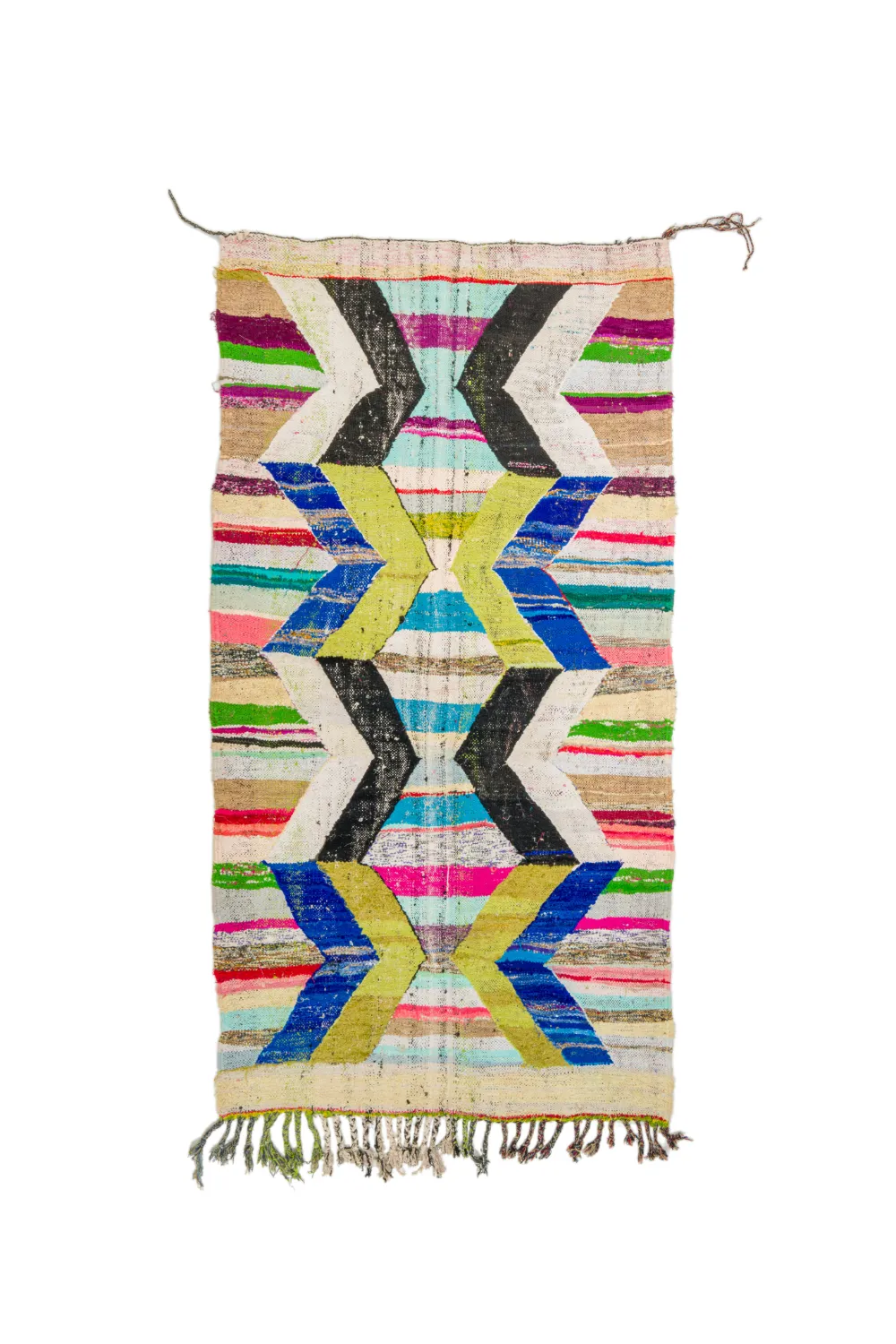 Koberec Berbere Marocký Boucherouite 135 x 250 cm