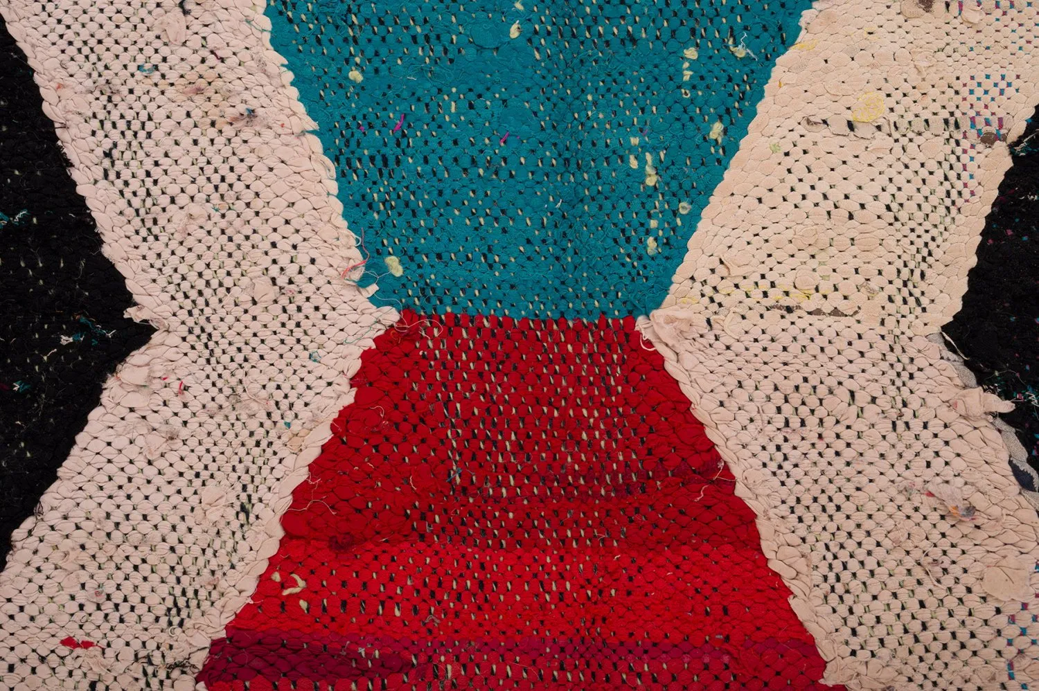 Koberec Berbere Marocký Boucherouite 145 x 265 cm