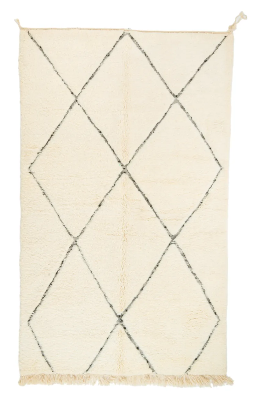 Kilimová rohož Marocký Beni Ourain 155 x 265 cm