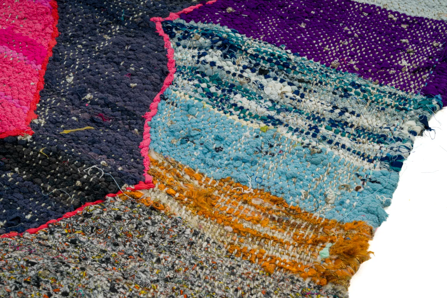 Koberec Berbere Marocký Boucherouite 150 x 255 cm