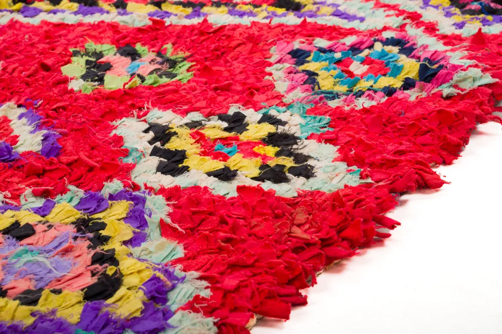 Koberec Berbere Marocký Boucherouite 320 x 130 cm