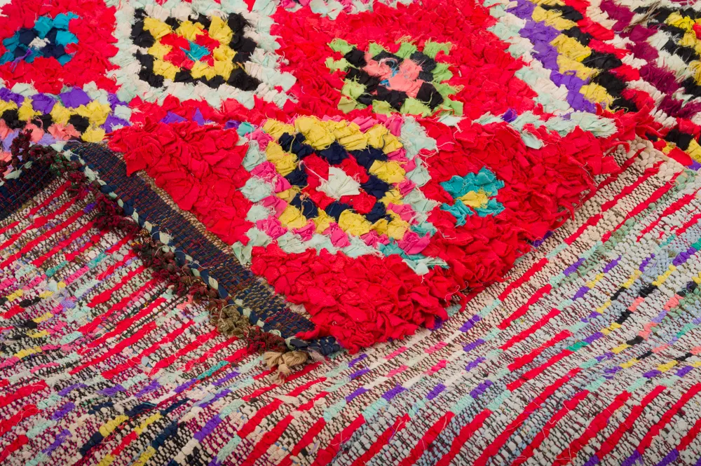 Koberec Berbere Marocký Boucherouite 320 x 130 cm