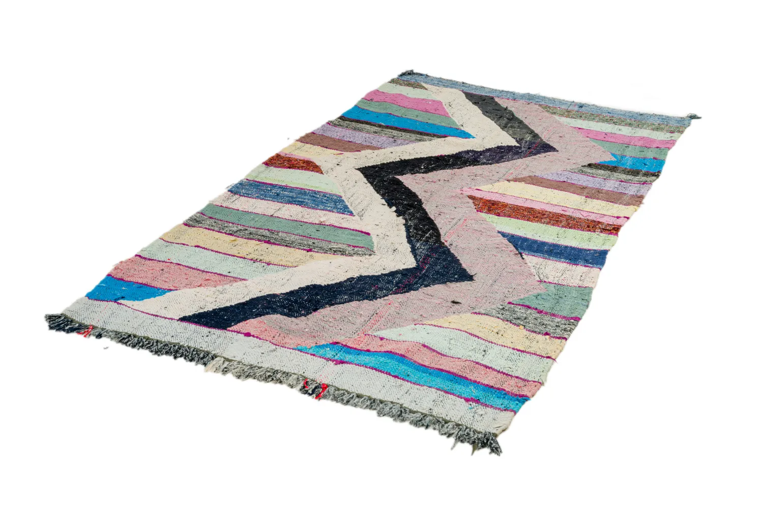 Koberec Berbere Marocký Boucherouite 130 x 230 cm