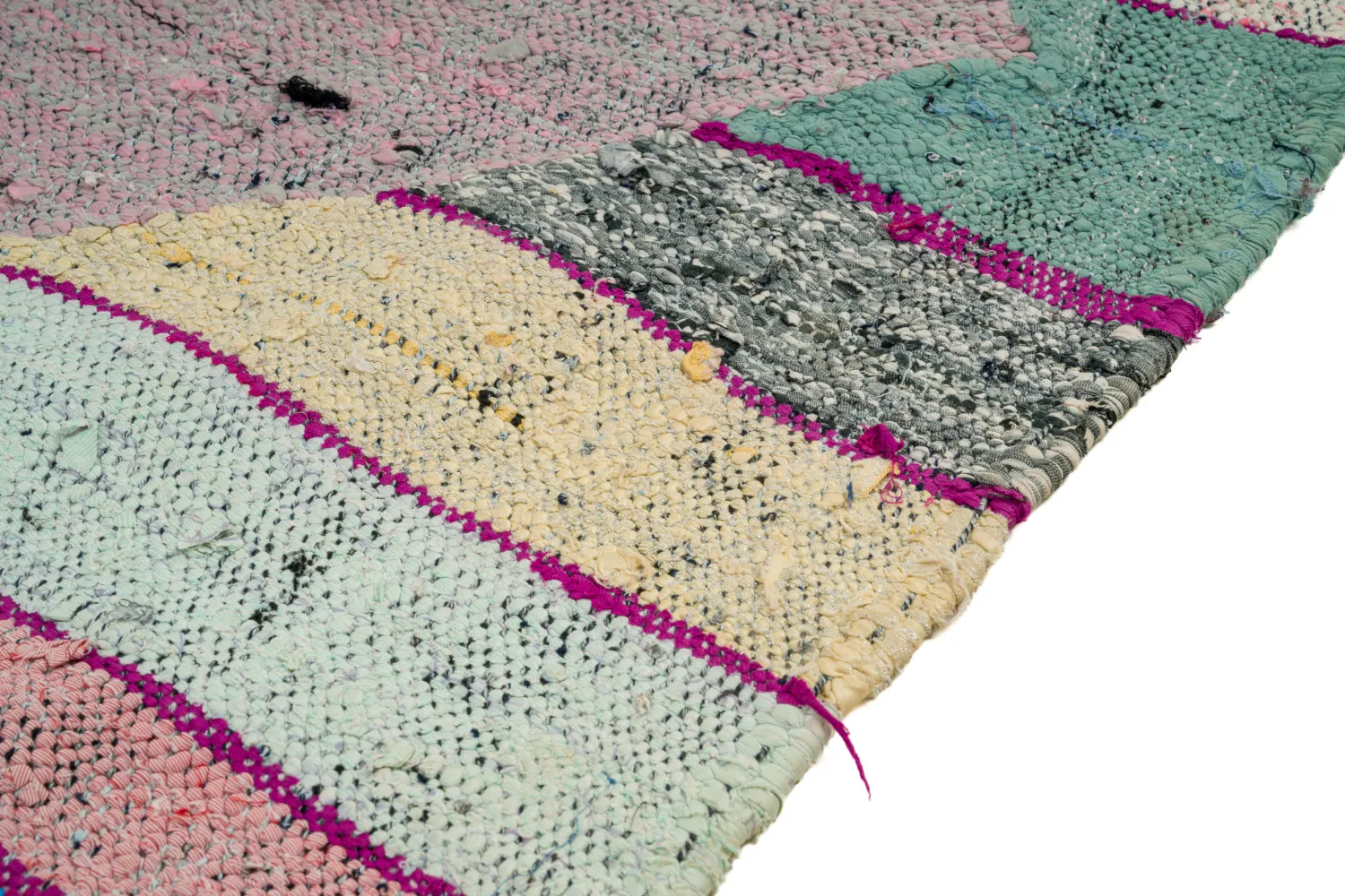 Koberec Berbere Marocký Boucherouite 130 x 230 cm