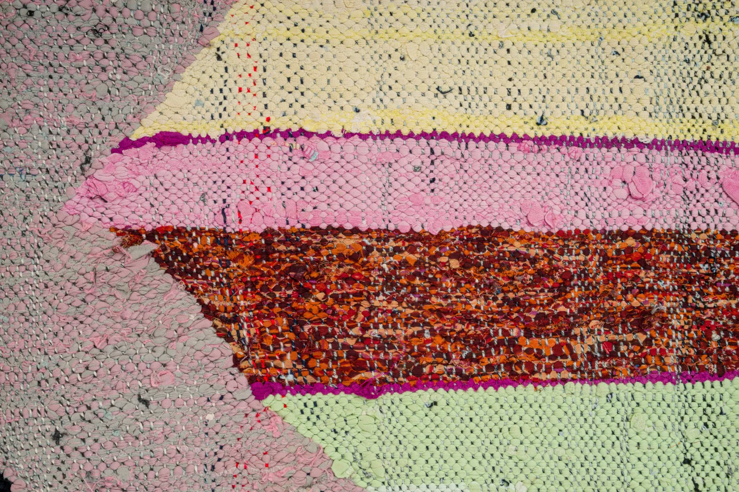 Koberec Berbere Marocký Boucherouite 130 x 230 cm