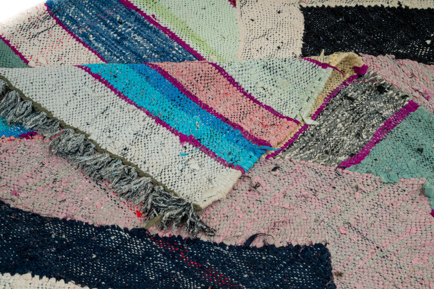 Koberec Berbere Marocký Boucherouite 130 x 230 cm