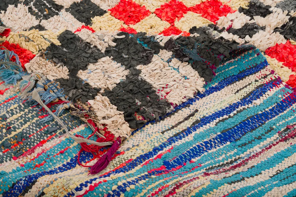 Koberec Berbere Marocký Boucherouite 360 x 125 cm