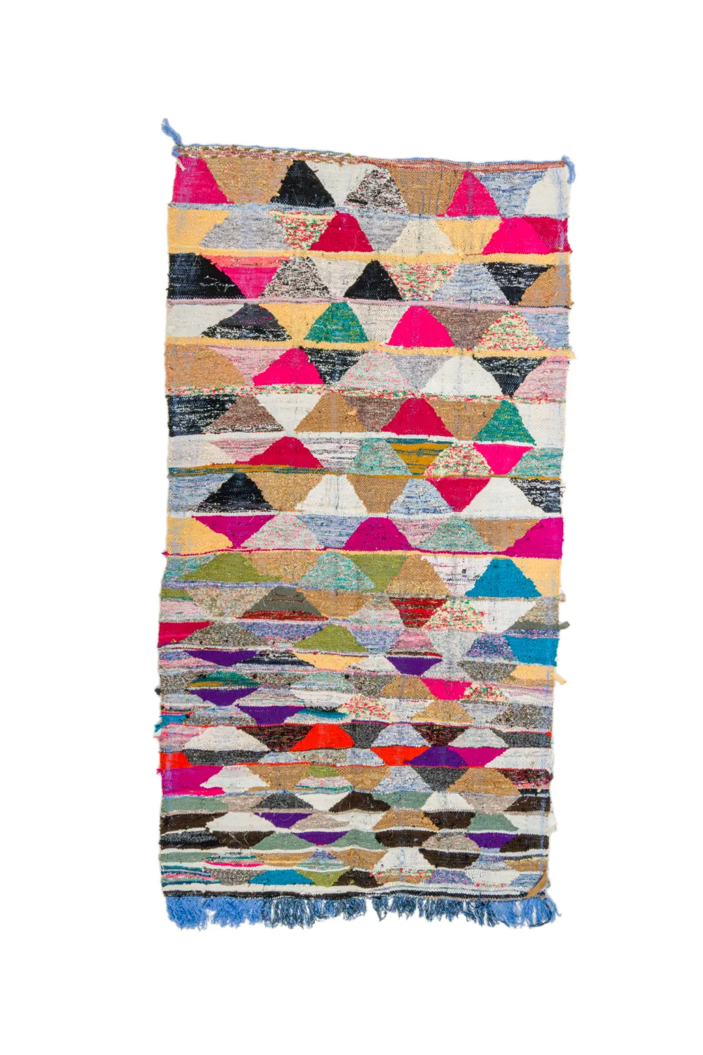 Koberec Berbere Marocký Boucherouite 150 x 255 cm