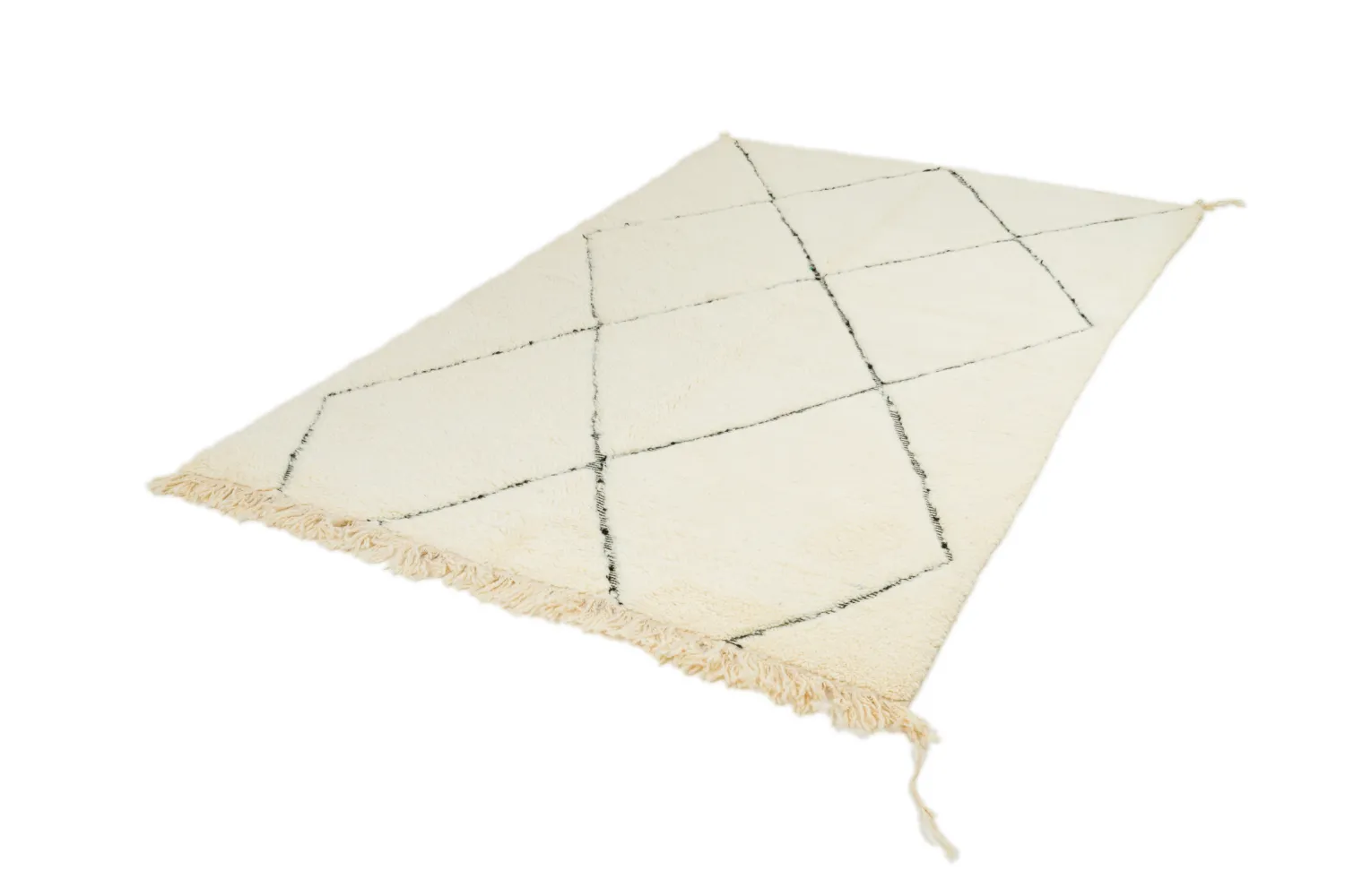 Kilimová rohož Marocký Beni Ourain 155 x 265 cm