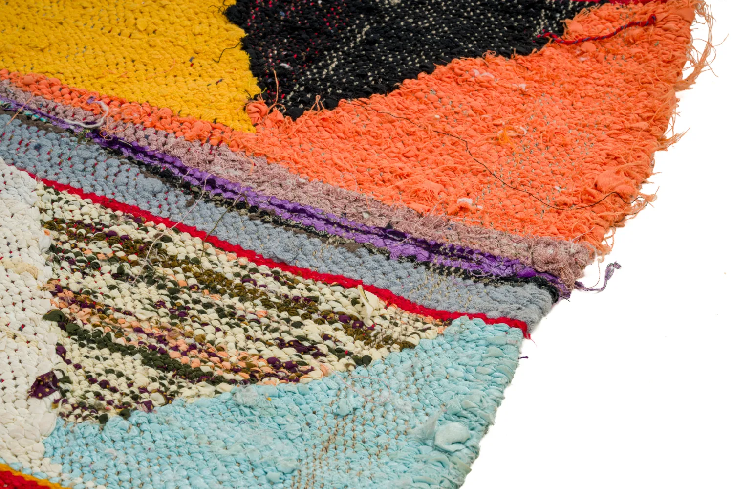 Koberec Berbere Marocký Boucherouite 135 x 270 cm