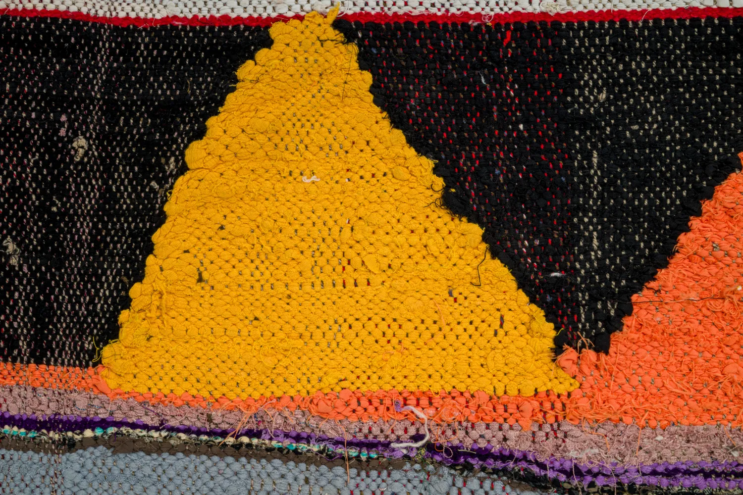 Koberec Berbere Marocký Boucherouite 135 x 270 cm