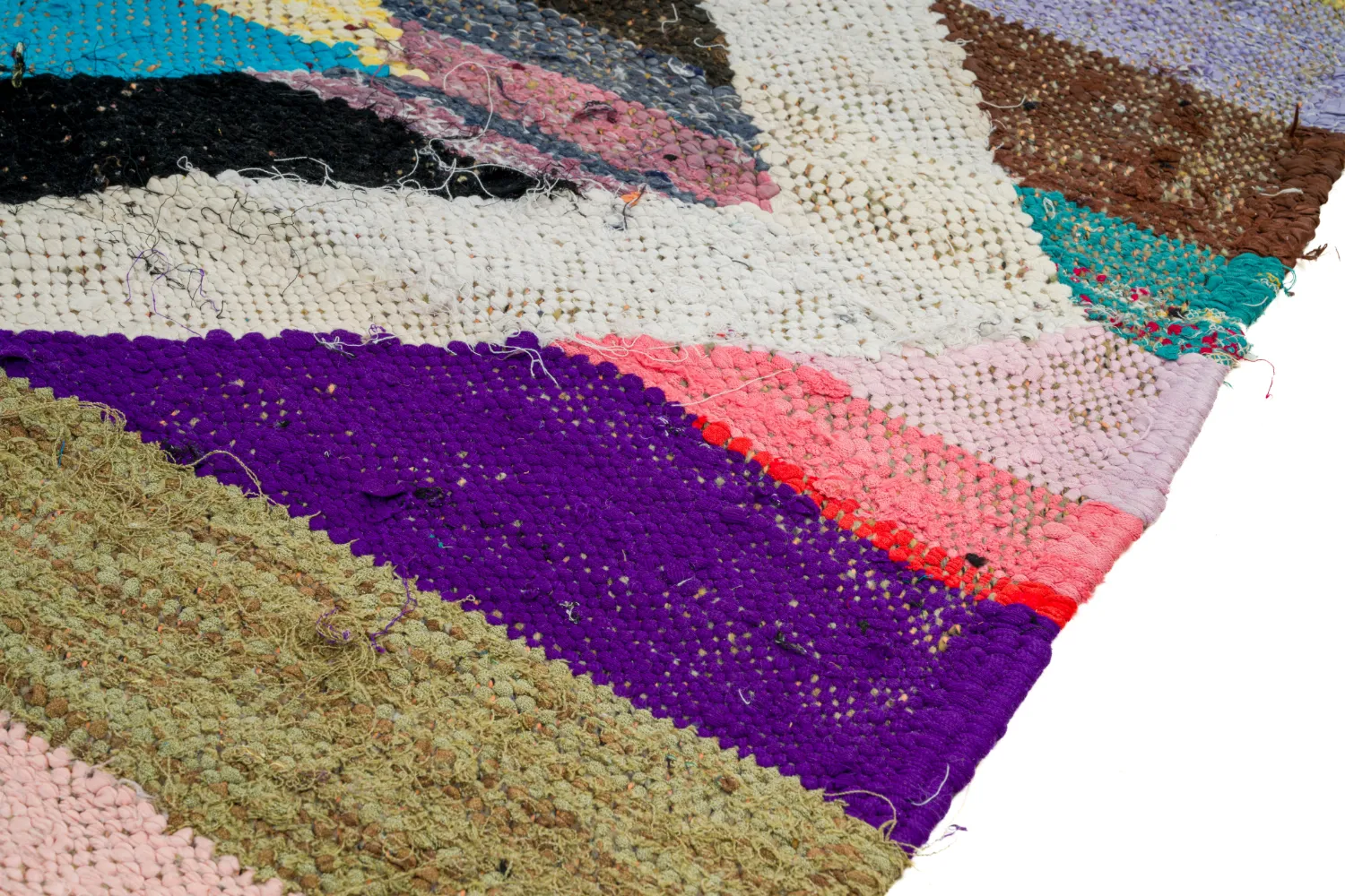 Koberec Berbere Marocký Boucherouite 125 x 225 cm