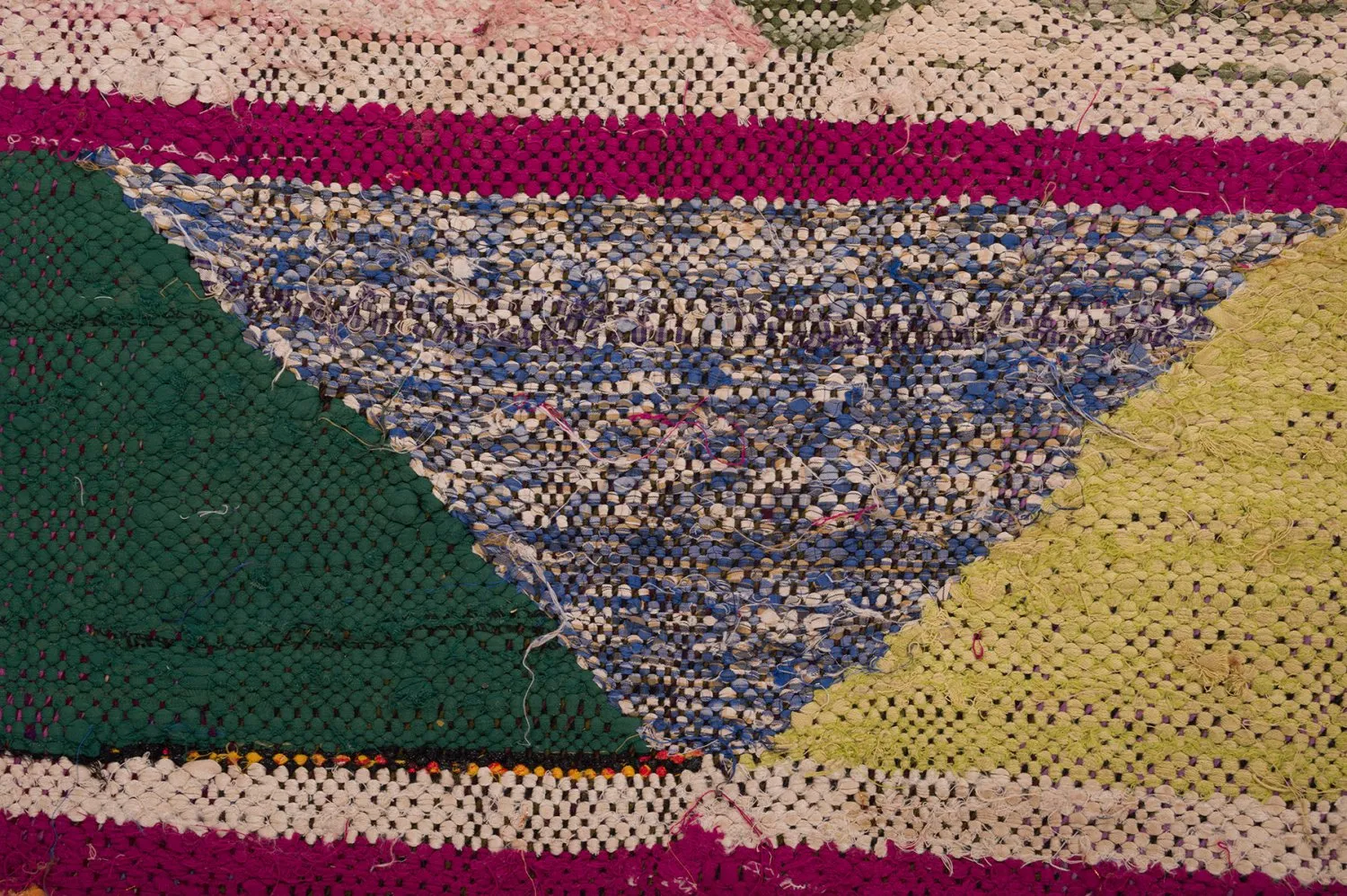 Koberec Berbere Marocký Boucherouite 135 x 265 cm