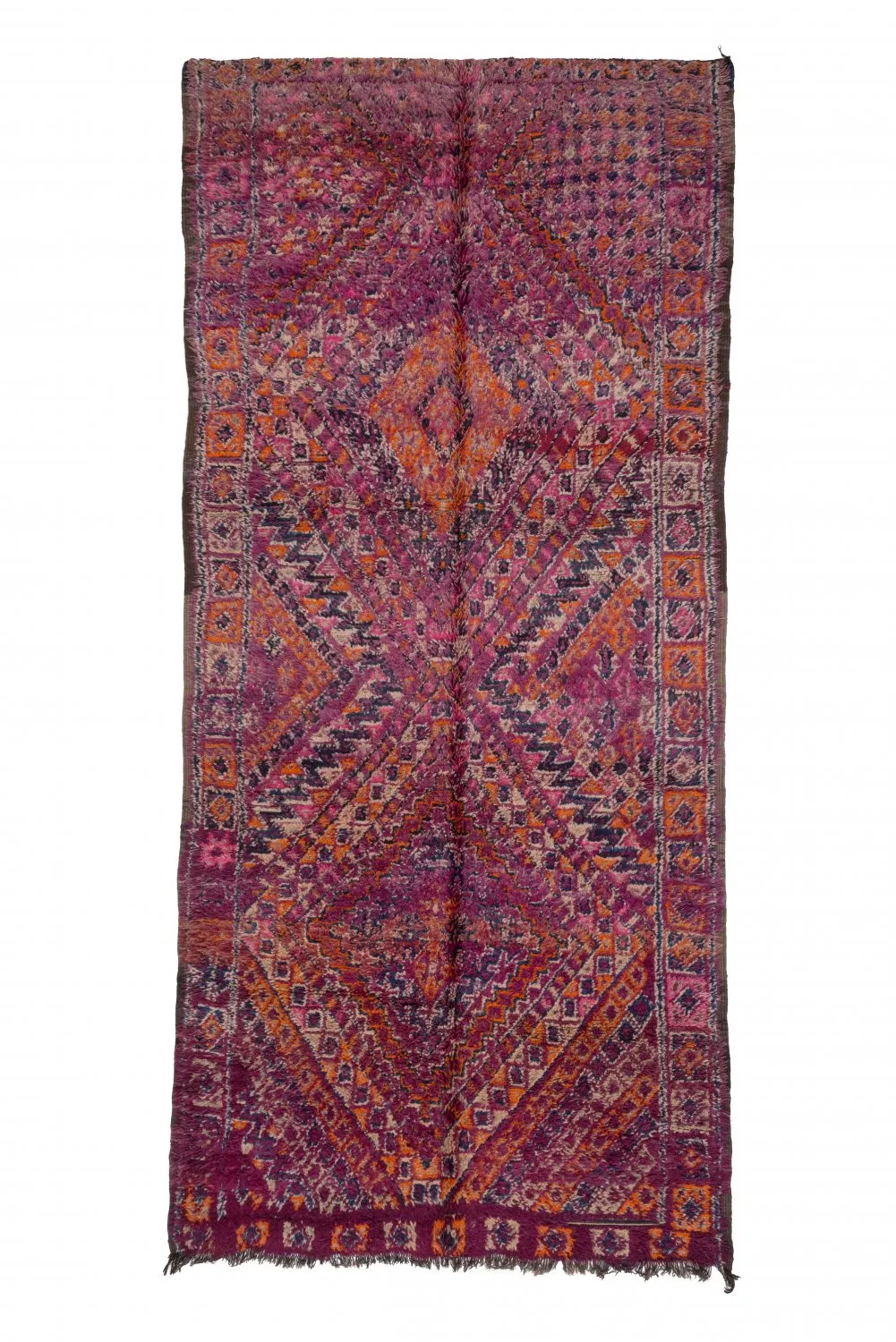 Marocký kilim koberec Azilal 390 x 165 cm