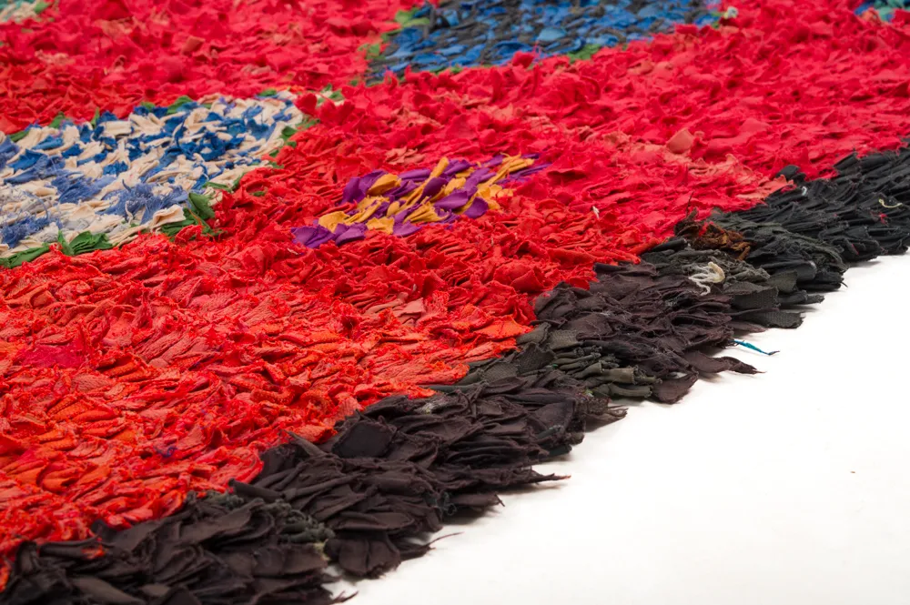 Koberec Berbere Marocký Boucherouite 290 x 150 cm