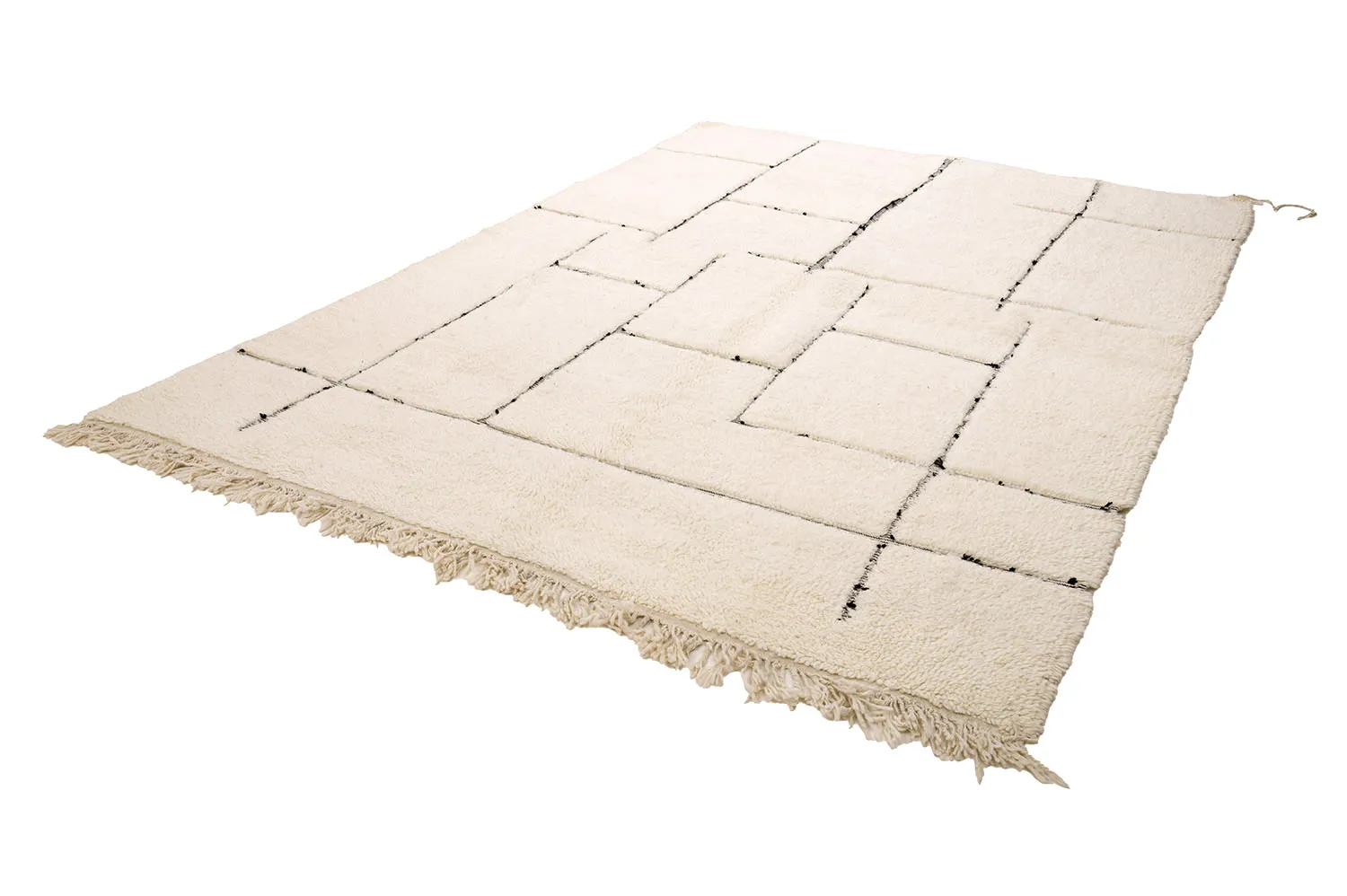 Kilimový koberec Marocký Beni Ourain 210 x 295 cm