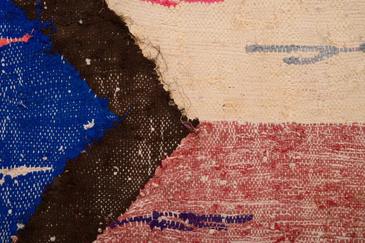 Koberec Berbere Marocký Boucherouite 125 x 240 cm